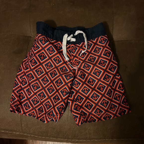 Janie and Jack Boy 👦🏻 Anchor ⚓️ Swim Trunks 🩳 Sz 3T - Picture 3 of 5